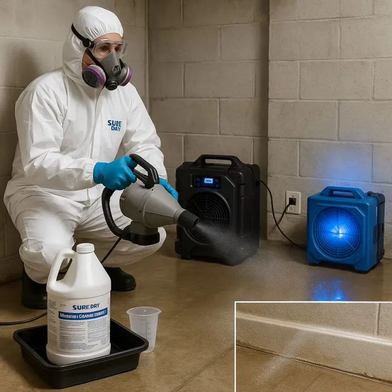 Sanitization and Odor Removal process in Cocoa, FL